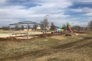 Playground under construction