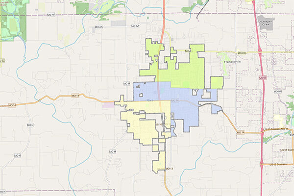 Voting Districts Map
