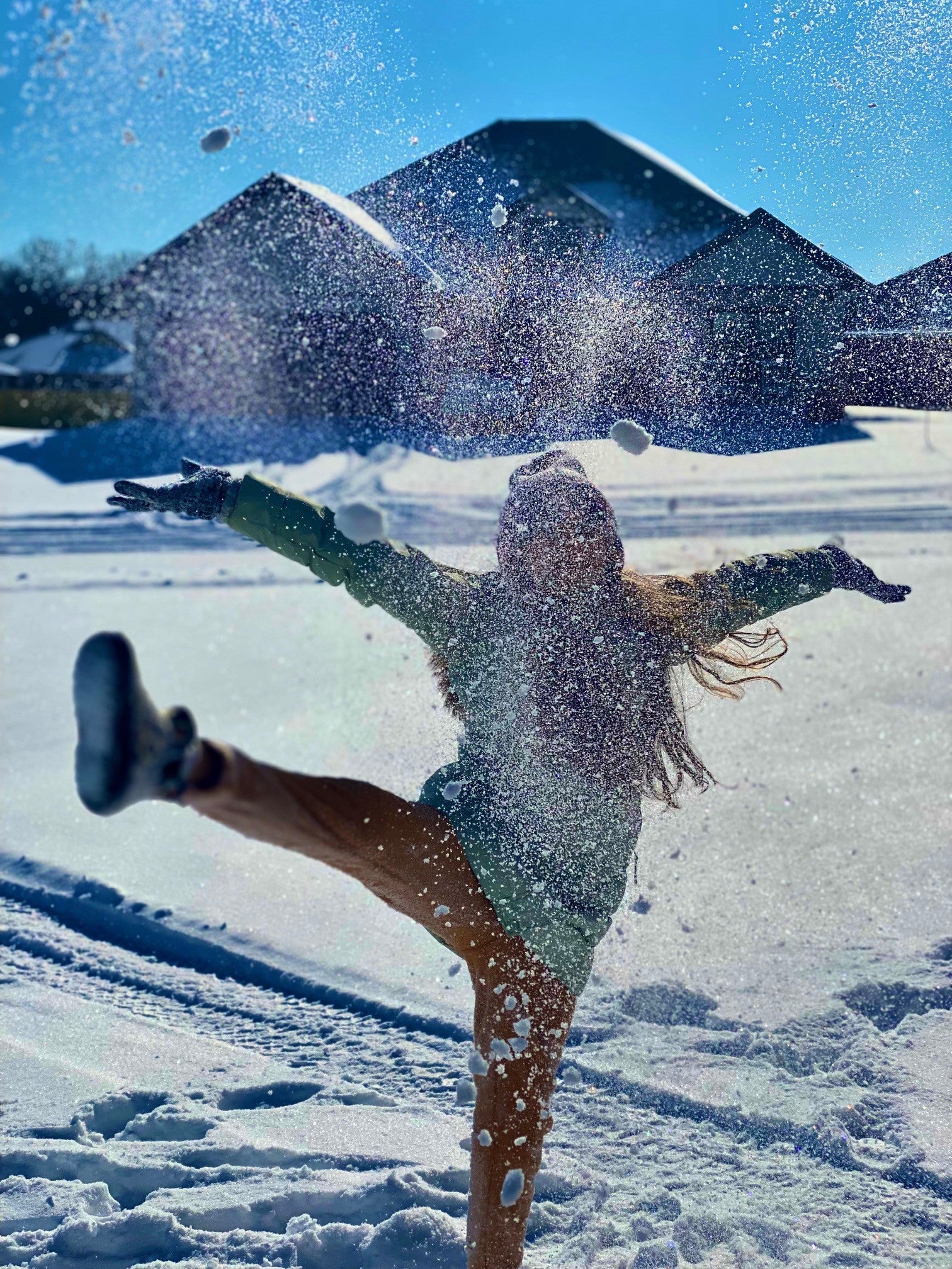 girl in snow