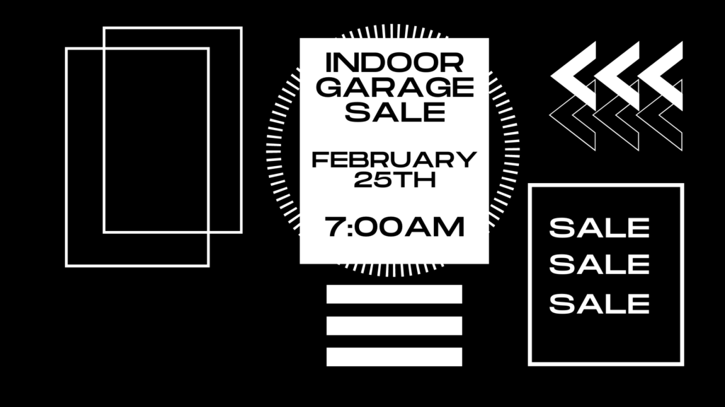 indoor garage sale