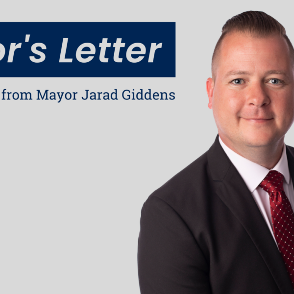 Jarad's letter from the mayor