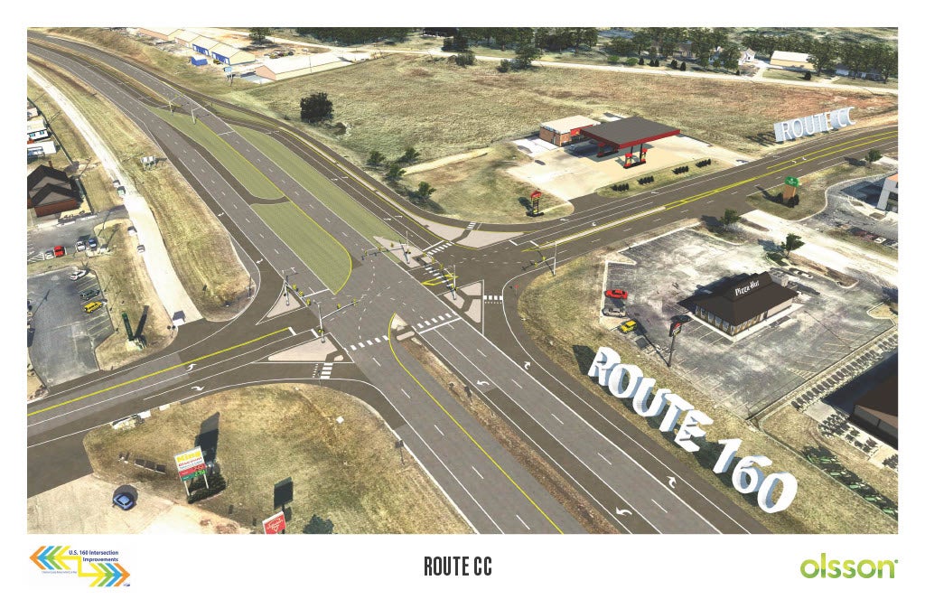 MoDOT Route 160 & CC Intersection Improvements City of Nixa, MO